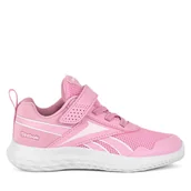 Buty dla dziewczynek - Sneakersy Reebok RUSH RUNNER 5.0 100220396 Różowy - miniaturka - grafika 1