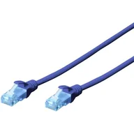 Patchcordy - Digitus Patchcord U/UTP kat.5e PVC 5m niebieski DK-1512-050/B - miniaturka - grafika 1