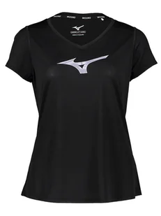 Mizuno Koszulka sportowa "Core" w kolorze czarnym - Koszulki sportowe damskie - miniaturka - grafika 1