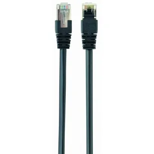 Gembird Patchcord ekranowany FTP kat.6 osłonka zalewana1 m czarny PP6-1M/BK - Patchcordy - miniaturka - grafika 1
