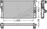 Układ chłodzenia - akcesoria - Chłodnica, układ chłodzenia silnika Denso DRM05015 - miniaturka - grafika 1