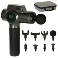 Masażery - Pistolet Do Masażu Masażer Pleców Stóp Ciała Gun Massage Led Zestaw 8W1 - miniaturka - grafika 1