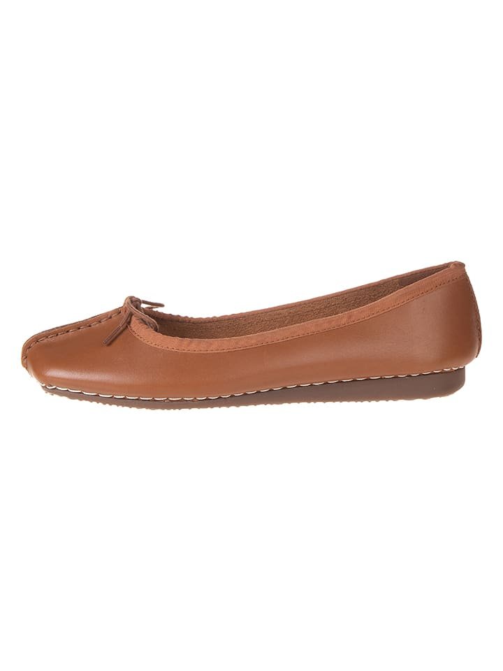 Clarks Skórzane baleriny 