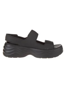 Crocs Sandały "Skyline" w kolorze czarnym - Sandały damskie - miniaturka - grafika 1