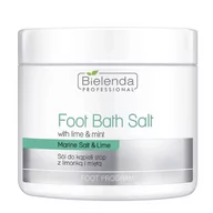 Pielęgnacja stóp - Bielenda Professional Foot Bath Salt With Lime & Mint sól do kąpieli stóp z limonką i miętą 600g - miniaturka - grafika 1