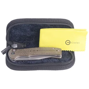 Nóż składany CIVIVI Cogent Green Micarta, Silver Bead Blasted 14C28N (C20038D-5) - Noże - miniaturka - grafika 9