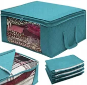 Pokrowce na ubrania - Pokrowiec Na Pościel Odzież Torba Organizer Koc Xl - miniaturka - grafika 1