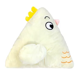Domarex, Poduszka dekoracyjna Chicken, kremowa, 38 cm - Poduszki dekoracyjne - miniaturka - grafika 1