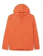 Bluzy męskie - camel active Męska bluza z kapturem 409415/1W02, pomarańczowa, 4XL, pomarańczowy, 4XL - miniaturka - grafika 1