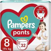 Pieluchy - Pampers Pieluchomajtki Pants 8, 19+ kg, 32 szt. - miniaturka - grafika 1