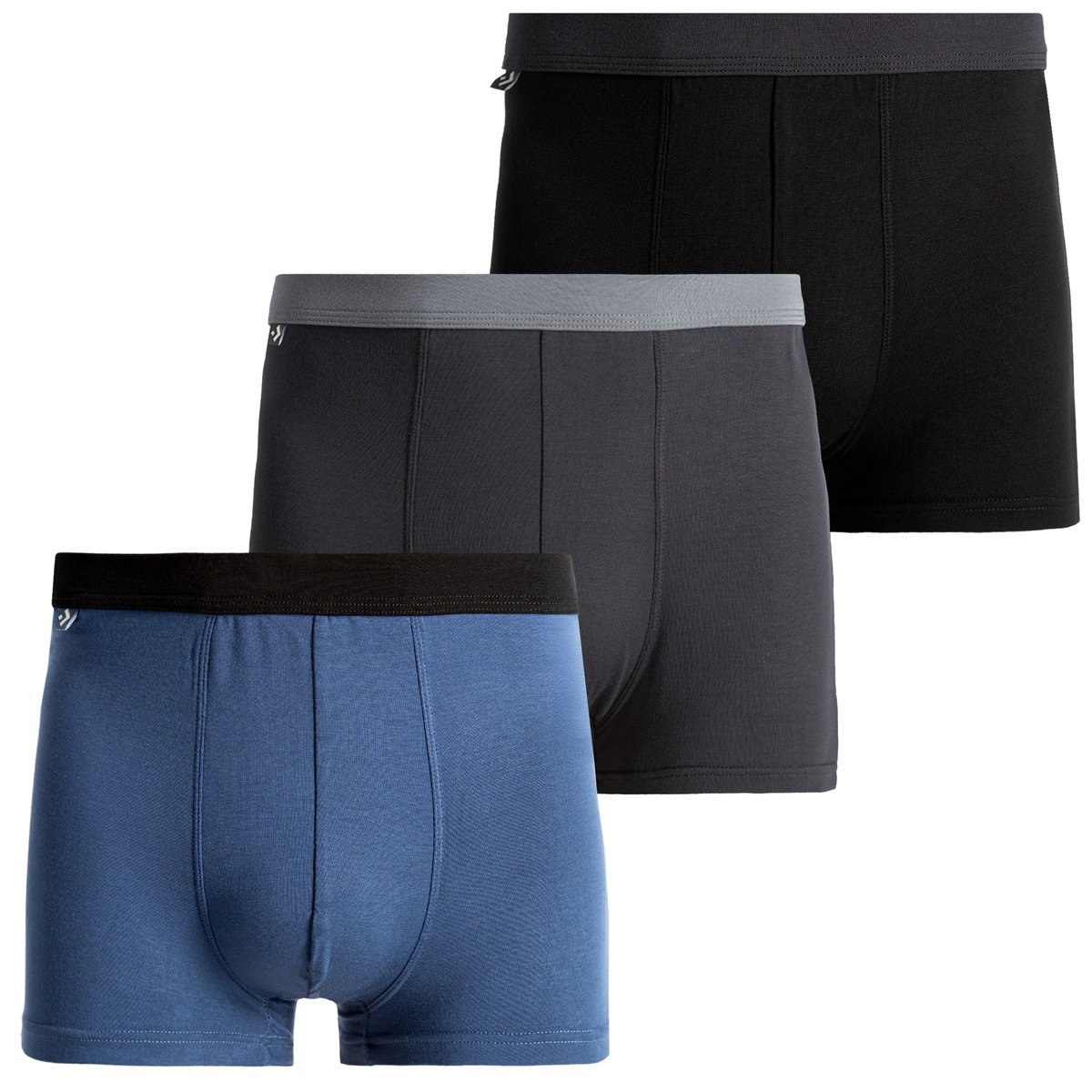 3X BOKSERKI MĘSKIE BAMBUSOWE Z WISKOZY KLASYCZNE ODDYCHAJĄCE MORAJ 3XL