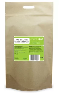 Horeca RYŻ BRĄZOWY DŁUGOZIARNISTY BIO 5 kg - Ryż - miniaturka - grafika 1