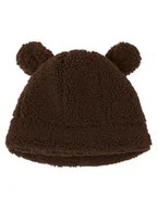 Czapeczki dla niemowląt - Noppies Czapka "Grado" w kolorze brązowym - miniaturka - grafika 1