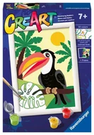 Zabawki kreatywne - CreArt dla dzieci: Tukan w dżungli - Ravensburger - miniaturka - grafika 1