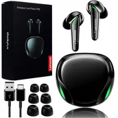 Słuchawki - SŁUCHAWKI BEZPRZEWODOWE BLUETOOTH 5.1 DOUSZNE LENOVO POWERBANK DUŻY ZASIĘG - miniaturka - grafika 1