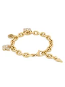 Bransoletki - Guess Bransoletka JUBB06 130JW Złoty - miniaturka - grafika 1