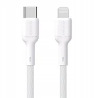 Kable USB - Kabel Dudao L9X 30W USB-C - Lightning 2m - biały - miniaturka - grafika 1
