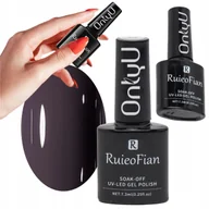 Lakiery do paznokci - Głęboki Fiolet Hybrydowy Lakier Do Paznokci Z Polyskiem Lakier Onlyu/L038 - miniaturka - grafika 1