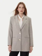 Marynarki i żakiety damskie - Armani Exchange Marynarka XW000693 AF16146 M1088 Beżowy Loose Fit - miniaturka - grafika 1