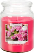 Świece - Bispol Sp. z o.o. Świeca zapachowa w słoiku SND99-78 róża (1 sztuka) (1 karton=6 sztuk) snd99-78 - miniaturka - grafika 1