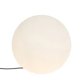 Lampy ogrodowe - QAZQA Nowoczesna lampa zewnętrzna biała 56 cm IP65 - Nura - miniaturka - grafika 1