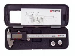 Wurth Suwmiarka Elektroniczna 150 Mm Etui Plastik - Suwmiarki i mikrometry - miniaturka - grafika 1