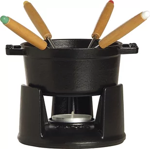 Staub Mini zestaw do fondue 10 cm czarny 40509-587-0 - Garnki - miniaturka - grafika 1