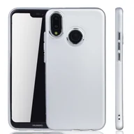 Etui i futerały do telefonów - Huawei P20 Lite Cover - Pokrowiec na telefon Huawei P20 Lite - Etui na telefon w kolorze srebrnym - miniaturka - grafika 1