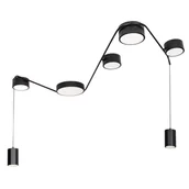 Lampy sufitowe - Sufitowa-wisząca lampa salonowa ZUMAIA C0249 Maxlight LED 42W 3000K tuba czarny - miniaturka - grafika 1