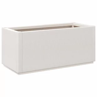 Donica ogrodowa, biała, 80x36x35 cm, PP Lumarko! - Donice - miniaturka - grafika 7