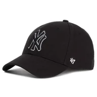 Czapki damskie - Czapka z daszkiem 47 Brand New York Yankees B-MVPSP17WBP-BKC Black - miniaturka - grafika 1