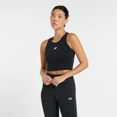 Koszulki i topy damskie - Koszulka damska New Balance WT51156BK czarna - miniaturka - grafika 1