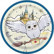 Dekoracje i nakrycia stołu na imprezę - Talerzyki Urodzinowe Harry Potter - 18 Cm - 8 Szt - miniaturka - grafika 1