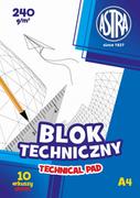 Szkolne artykuły papiernicze - Astra Blok techniczny A4 - miniaturka - grafika 1