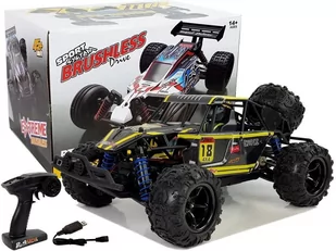 Import LEANToys Auto Terenowe Buggy Zdalnie Sterowane 1:18 Żółty ENOZE 9303E 45 km/h LT-8419-0 - Zabawki zdalnie sterowane - miniaturka - grafika 1