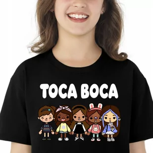140 KOSZULKA DZIECIĘCA TOCA BOCA CZARNA 3164 - Moda i Uroda OUTLET - miniaturka - grafika 1