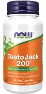 Suplementy naturalne - Now Foods, Testojack 200, Testosteron Libido, 60 Vege Kaps. - miniaturka - grafika 1