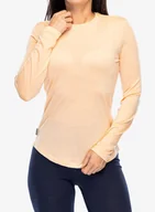Bluzki damskie - Bluzka damska z długim rękawem Icebreaker Merino 125 Cool-Lite Sphere III LS Tee - sunstone - miniaturka - grafika 1