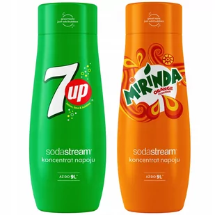 Zestaw 2 koncentratów SodaStream Mirinda+7UP - Syropy i koncentraty owocowe - miniaturka - grafika 1