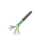 Patchcordy - Lanberg kabel instalacyjny UTP kat 6 drut CU 305m szary - miniaturka - grafika 1