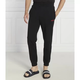 Dresy męskie - Hugo Bodywear Spodnie dresowe Linked Pants CW | Regular Fit - grafika 1