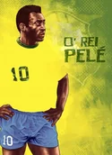 Podkładki pod mysz - PODKŁADKA POD MYSZ Nadruk 22x18cm Pele Brazylia Piłka Nożna Tekst Prezent - miniaturka - grafika 1