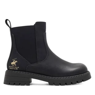 Botki Beverly Hills Polo Club CS6135-03 Czarny - Buty dla dziewczynek - miniaturka - grafika 1