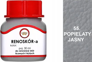 G10-01 POPIELATY JASNY 55 RENOSKÓR FARBA DO BUTÓW WILBRA DO SKÓRY LAKIER 30 - Środki do obuwia i ubrań G10-01 POPIELATY JASNY 55 RENOSKÓR FARBA DO BUTÓW WILBRA DO SKÓRY LAKIER 30 - Środki do obuwia i ubrań - miniaturka - grafika 1