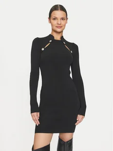 Marciano Guess Sukienka dzianinowa Chiara 4YGK73 5817Z Czarny Slim Fit - Sukienki - miniaturka - grafika 1