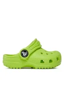 Buty dla chłopców - Crocs Klapki Classic Kids Clog T Limeade 206990 Zielony - miniaturka - grafika 1