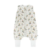 Śpiworki dla dzieci - Śpiworek LIGHT z nogawkami Traktory - miniaturka - grafika 1