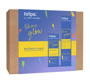 Tołpa My Skin Changer Glow Zestaw Serum do twarzy, 30ml + Kwasowy peeling do twarzy i pod oczy, 40ml - Zestawy kosmetyków damskich - miniaturka - grafika 1