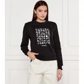 Bluzy damskie - Karl Lagerfeld Bluza IKON SEASONAL LOGO | Regular Fit - miniaturka - grafika 1