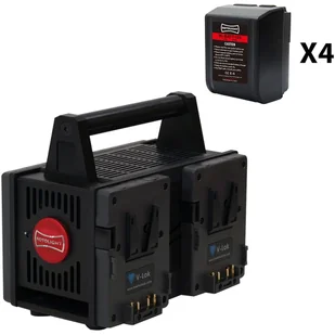 Zestaw Rotolight Titan 4-Way V-Lock Regulated Battery Adapter i 155Wh Battery Bundle - Akcesoria fotograficzne - miniaturka - grafika 1